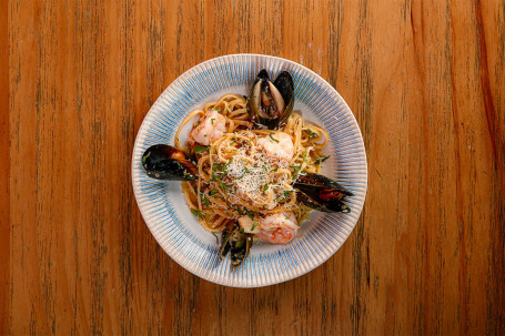 Mixed Seafood Linguini (Recommended