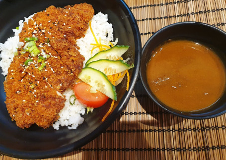 Tori Katsu Curry Don (Chicken) Kā Lí Jī Bā Fàn