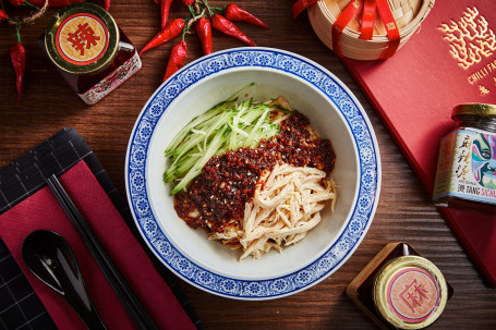 Chilli Chicken Noodles Kǒu Shuǐ Jī Bàn Miàn