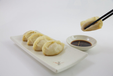 Homemade Pan Fried Dumplings (5) zì zhì guō tiē