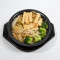 Clay Pot Egg Noodle with Mix Vegetables and Fried Tofu (v) zá cài zhà dòu fǔ bāo zǐ mèn miàn