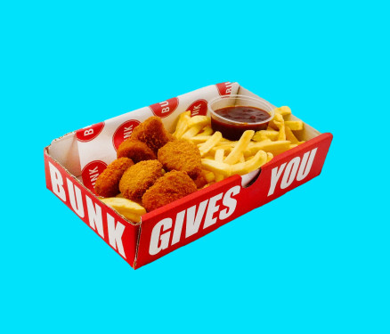 Basket Of 6 Vegetarian Nuggets And Fries