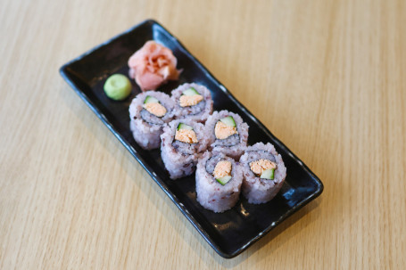 Poached Salmon Cucumber Maki 6Pcs