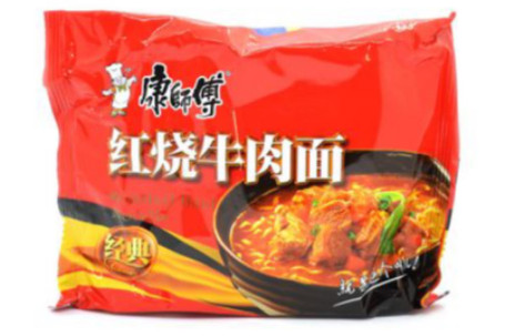 Master Kong’ S Braised Beef Flavoured Noodle (Packet) Kāng Shī Fù Hóng Shāo Niú Ròu Wèi