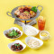 zhòng qìng suān là zhū sì bǎo guō tào cān Chongqing Sour Spicy Soup Hot Dish with Pork Organ Meal Set