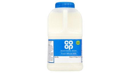 Co-Op Fresh Irish Whole Milk 568Ml (1 Pint)