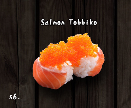 Salmon Tobbiko Nigiri