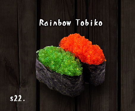 Rainbow Tobiko Gunkan