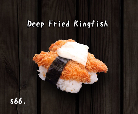 Deep Fried Kingfish Nigiri