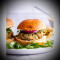 Falafel Burger +Grilled Halloumi (V)