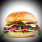 Smashed Double Beef Burger ,Charcoal Grilled Beef Burger Gourmet