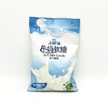 Shàng Hǎo Jiā Niú Nǎi Ruǎn Táng Oishi Soft Milk Candy 120G