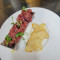 Beef Tartare On The Beef Bone Marrow Xiāng Kǎo Niú Gǔ Suǐ Bàn Měi Guó Niú Ròu Tā Tā