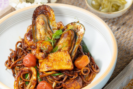 Malaysian Seafood Mee Goreng Hǎi Xiān Mǎ Lái Chǎo Miàn