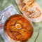 Classic Malaysian Chicken Curry with Roti Paratha Half mǎ lái kā lí jī pèi xiāng sū báo bǐng bàn zhī