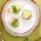 Pandan Custard Dumpling with Fenugreek Coconut Cream yē zhī bān lán wán zi