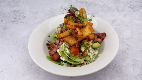 Signature Salad With Fried Halloumi