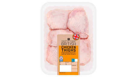 Co-Op British Fresh Chicken Thighs 600G