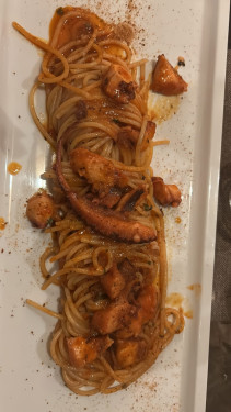 Spaghettone Aglio E Olio Polpo E Bottarga