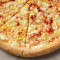 Wegańska Pizza Z Serem I Pomidorami, Duża, Autentyczne Na Cienkim Cieście