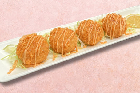 Yīng Huā Xiā Wèi Jì Lián Bǐng Fried Shrimp Cream Croquette