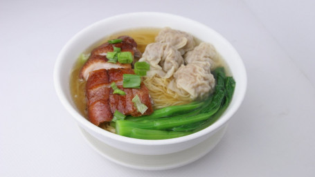 807. Roasted Duck With Wonton In Egg Noodle Soup