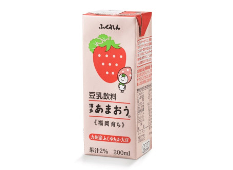 Bó Duō Tián Wáng Shì Duō Pí Lí Dòu Rǔ Strawberry Soy Milk