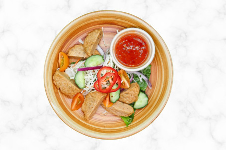 Sb3 Thai Fish Cake With Shredded Salad Dipping Sauce Tài Shì Yú Bǐng Pèi Liáng Bàn Shā Lā {Reheat 1 Min}