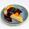New York Style Blackcurrant Cheesecake (Home-Baked, Gluten Free, Blackcurrant Coulis)