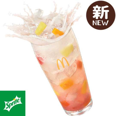 Peach Yogurt Flavored Soda Bái Táo Rǔ Suān Wèi Shū Dǎ