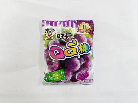 Wàng Zǐ Qq Táng Pú Táo Wèi Dà Bāo Qq Candy- Grape 70G