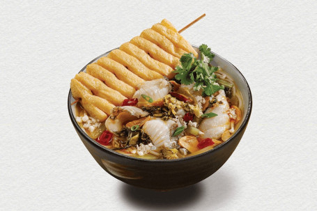 Suān Cài Huā Jiāo Mǐ Xiàn·pèi Shí Pǐn Fish Maw Rice Noodles In Sour Spicy Soup· W Food