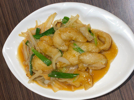 Jiāng Cōng Chǎo Yú Piàn Slice Fish With Ginger Spring Onion