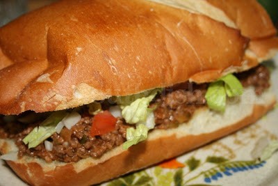 Hamburger-Sandwich