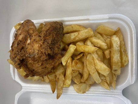 Sothern Fried Chicken And Chips (1 Piece)