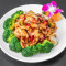 Diced Chicken With Seasonal Vegetables On Rice