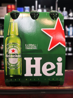 Heineken Nbsp;Lager Bottle 330Ml 6Pk