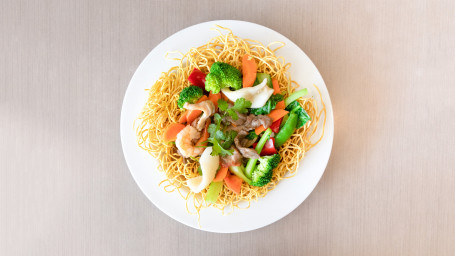 Combination Meat, Seafood and Vegetables Soft/Crispy Fried Egg or Rice Noodles (M igrave; M 7873;m/D ograve;n Ho 7841;c H 7911; X agrave;o Th 7853;p C 7849;m)