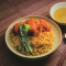 (D) Yǒng Nián Chē Zǐ Sān Sòng Lāo Cū Miàn Wing Nin Cart Stirrred Noodles W/ 3 Toppings