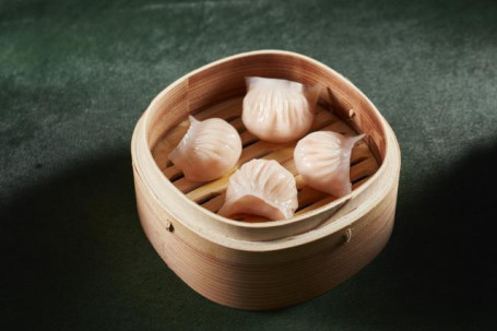 Sǔn Jiān Xiān Xiā Jiǎo (4Jiàn Steamed Shrimp Dumplings (4Pcs