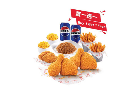 Mǎi Yī Sòng Yī Chāo Zhí Èr Rén Cān Buy 1 Get 1 Free Value Buddy Combo For 2