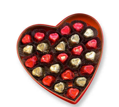 Leonidas Velvet Heart Large Box With Heart Chocolates