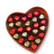 Leonidas Velvet Heart Large Box With Heart Chocolates