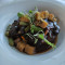 Red Wine Braised Oxtail With Wild Mushrooms And Green Asparagus.