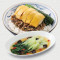 Jiā Xiāng Méi Cài Ròu Suì． Pīn Shāo Wèi Fàn． Pèi Jìn Cài Rice W Preserved Vegetable Minced Pork． W Bbq． W Vegetable