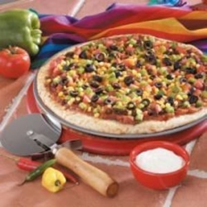 Grøntsag Mexican Pizza