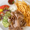 Doner With Chips Salad   