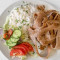 Doner With Rice And Salad