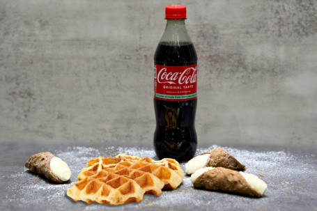 3 Small Sicilian Cannoli 1 Small Belgian Liège Waffle 1 Coke