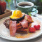 Shāo Kǎo Gū Yān Ròu Wō Fū Bīn Ní Dí Dàn Portabello And Bacon Waffle Benedict